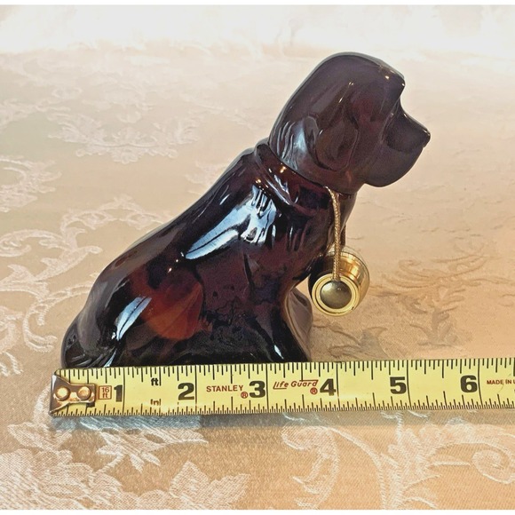 Vintage Avon St. Bernard Dog Cologne Aftershave Bottle Decanter ~ Empty - Picture 7 of 7